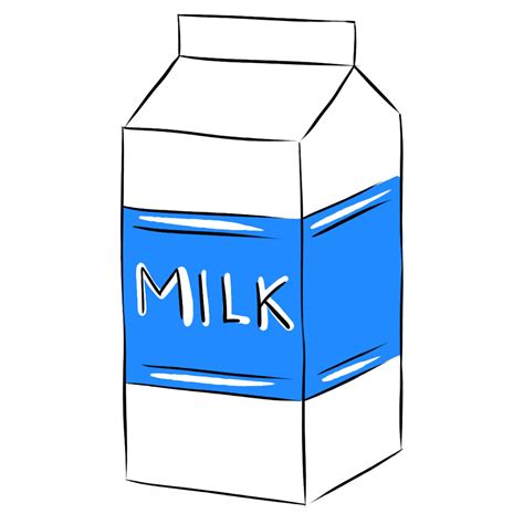 easy milk drawing